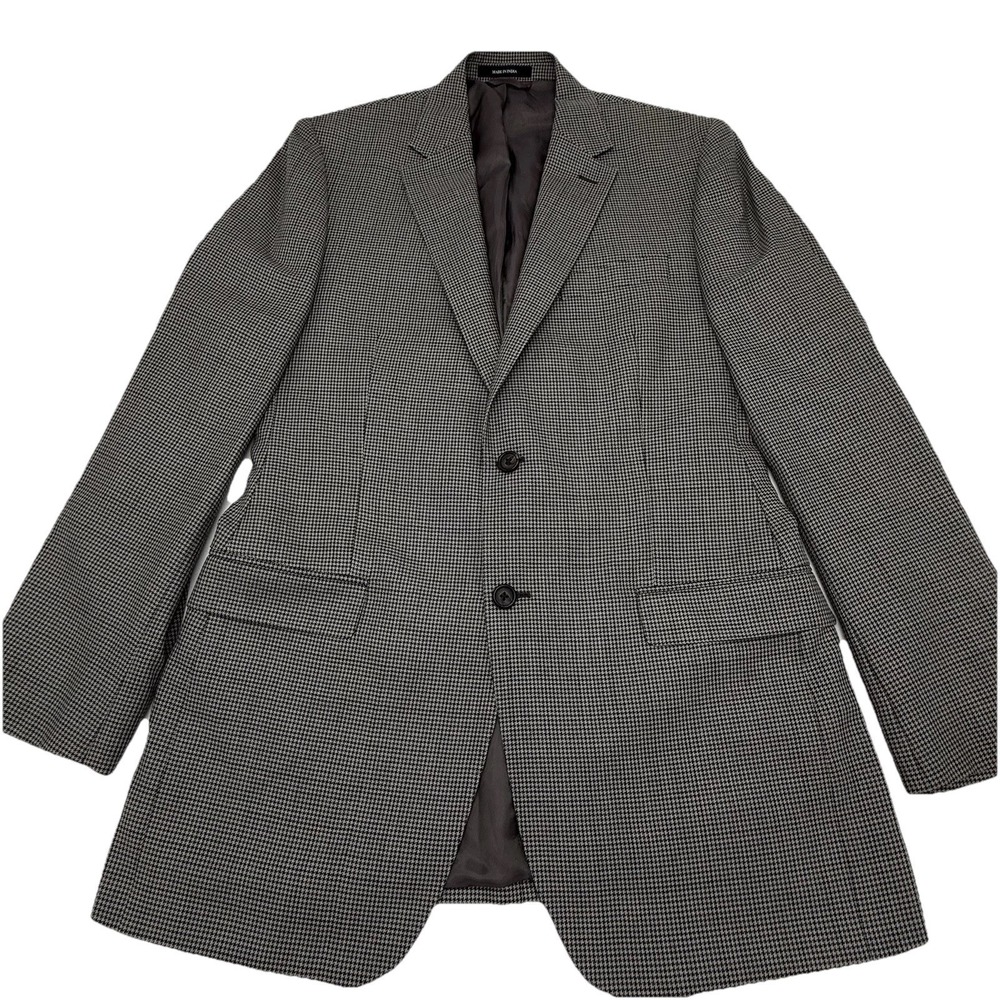 Lauren by Ralph Lauren‎ Men's 40L Wool Silk Blend Slim Sport Coat Houndstooth